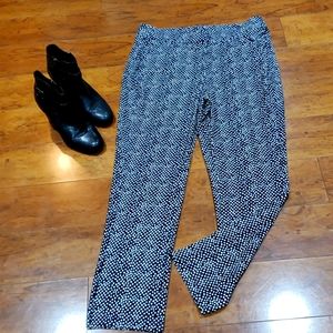 Polka dotted Chicos pants.
